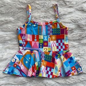Wild Rich Kids | ‘It’s a Small World’ Peplum Tank Top